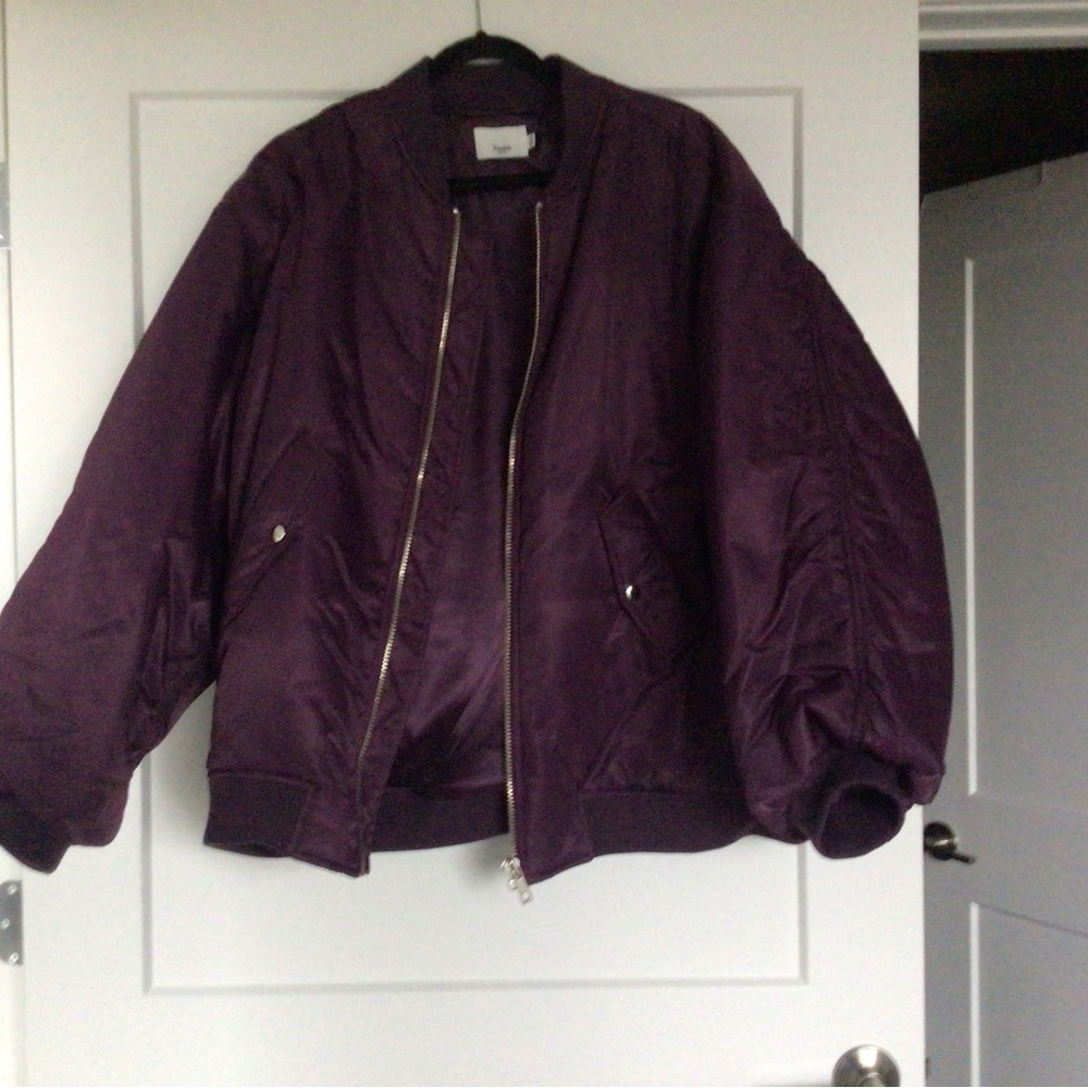 The Frankie Shop Oversized Bomber Jacket